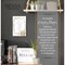 Our Family Wood Plaque with Easel and Hook Wall Tabletop Art - 6 inches x 9 inches